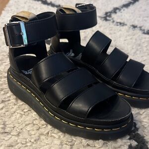 Dr. Martens Black Sandals